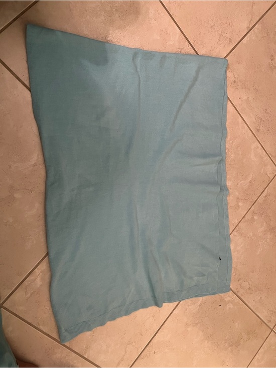 Accessories - asymmetric convertible wrap shawl with a single armhole 100% acrylic Aqua blue